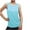 Light Blue-38, variant on Mittory Women's Pima Cotton Workout Tanks Tie Back Sleeveless Shirts Yoga Athletic Open Back Sport Gym Tops