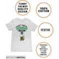 thumbnail image 4 of BROOKLYN VERTICAL St Patrick's Day Clover Lucky Charm Shenanigans Funny Short Sleeve Crew Neck T-Shirt| for Men and Women, 4 of 6