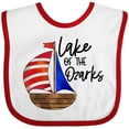 thumbnail image 3 of Inktastic Lake of the Ozarks Sailboat Boys or Girls Baby Bib, 3 of 4