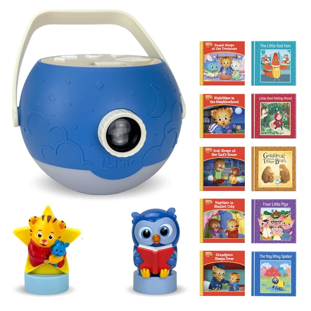 Proyector de cuentos para niños LUNA STORYTIME paquete Daniel Tiger