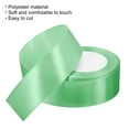 thumbnail image 3 of Uxcell Yards Double Face Decorate Crafts Roll Satin Ribbon Pale Green, 3 of 6