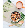thumbnail image 3 of Spring Leaves Kitchen Dish Towels for Drying Dishes Set of 3, Pastoral Garden Botanical Rustic Burlap Waffle Weave Microfiber Hand Tea Bathroom Towels Quick Dry & Absorbent Towel 12x12, 3 of 7