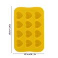 thumbnail image 3 of 2PC Ice Cubes Trays, 12-Cavity Flexible Silicone Molds, Easy Release & Dishwasher Safe, for Cocktails, Juices, Baby Food, Freezer Safe Ice Making, 3 of 8