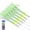 B, variant on 6 Pack Luminous Squid Fishing Rigs, Glow-in-the-Dark Pre-Tied Fishing Hooks with Glow Beads, Night Fishing Lures for Freshwater Saltwater Mackerel Herring Squid