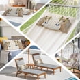 thumbnail image 6 of Farmhouse Striped Throw Pillow Covers, Watercolor Horse Flower Leaf Beige Soft Breathable Pillow Cases with Invisible Zipper for Sleeping, King Size Pillowcases for Couch Bed Sofa Chair 20x36 Inches, 6 of 9