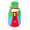 Red, variant on Adjustable Buoyancy Support Cloth EPE Pearl Dinosaur Small Medium Dog Life Jacket, Green