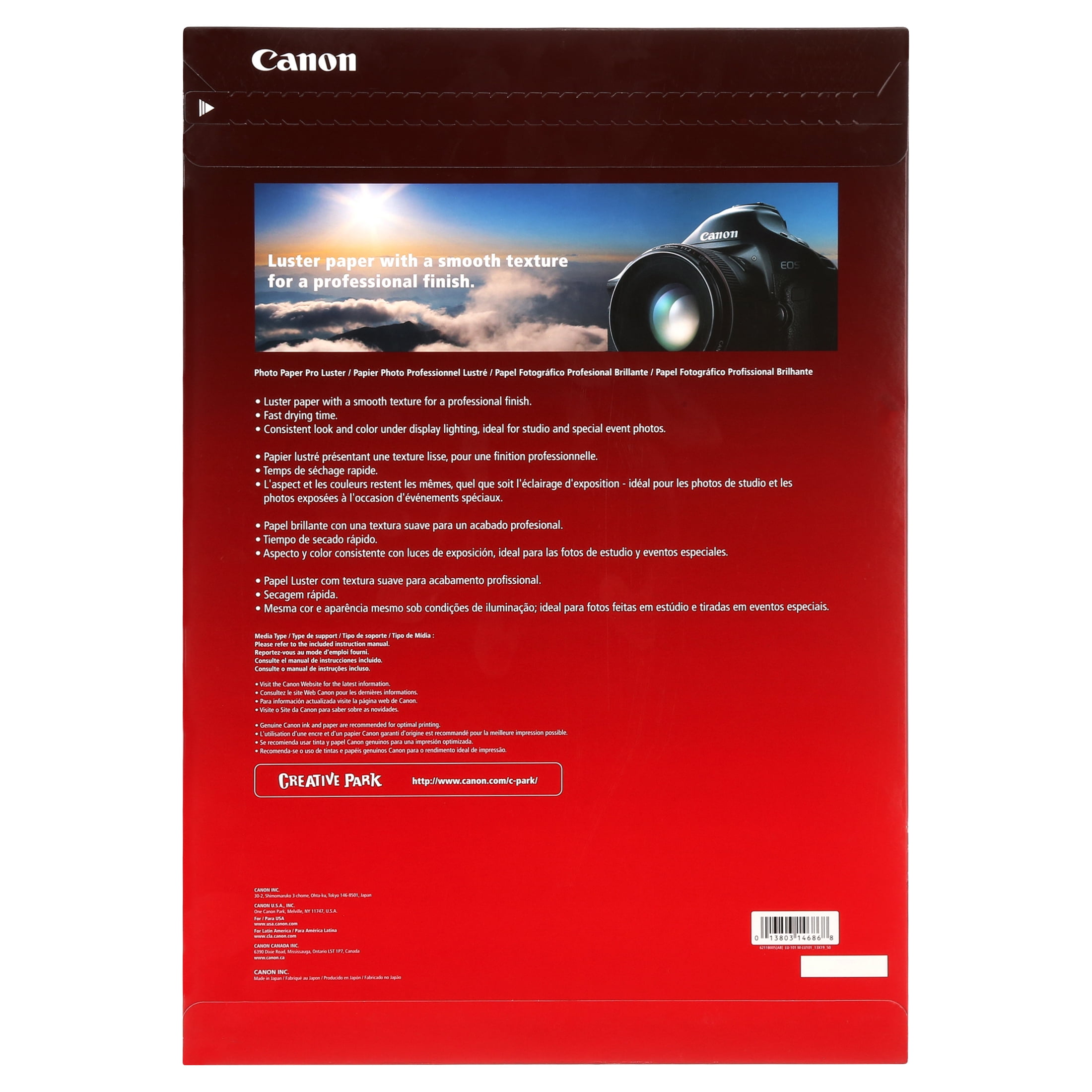 Canon Premium Photo Paper: Matte, Semi-Gloss, Glossy