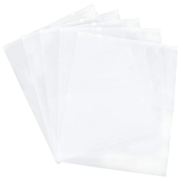 5 Pcs Sacs à Chaussures en Plastique Pochette de Rangement pour Chaussures de Voyage Sacs à Chaussures Transparents