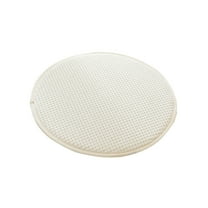 Btomtd Thickened Round Seat Cushion for Solid Wood Stools Four Seasons Comfort Sponge Chair Cushion for Home and Kitchen Use - 15.74x15.74 inch, White