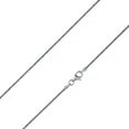 thumbnail image 2 of 925 Sterling Silver Rhodium Sparkle Glitter Margarita Twisted Rock Chain 2.00mm Necklace, Real 925 Sterling Silver, Diamond Cut, Italian, 2 of 8