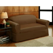 Coco Silk Love Seat Cover, Chocolate