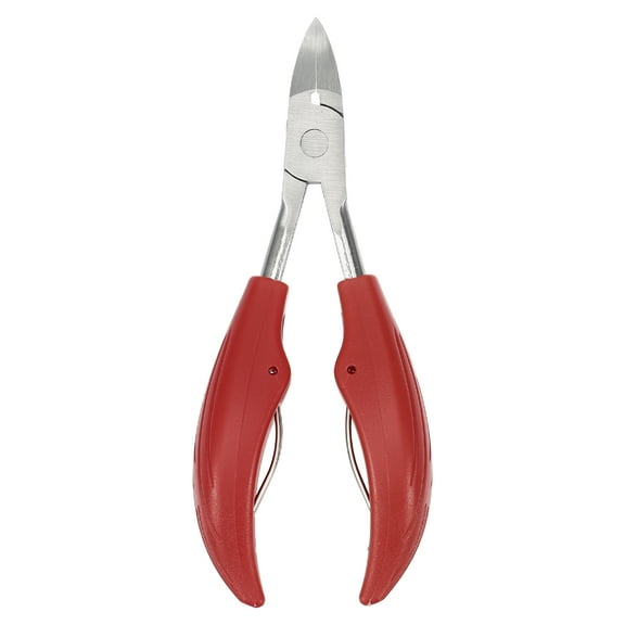 Unique Bargains Toe Nail Clippers for Thick Ingrown Toenails for Men Seniors Curved Blade Ingrown Toenail Trimmer Red