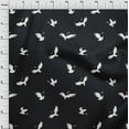 thumbnail image 4 of oneOone Polyester Spandex Black Fabric Bird Fabric For Sewing Printed Craft Fabric By The Yard 56 Inch Wide, 4 of 4