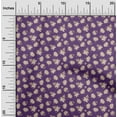 thumbnail image 2 of oneOone Georgette Viscose Violet Fabric Jacobean Floral Quilting Supplies Print Sewing Fabric By The Yard 42 Inch Wide, 2 of 4