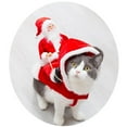 thumbnail image 5 of Adjustable Christmas Pet Decoration Outfit with Santa Claus Figure - Multiple Sizes for Holiday Dressing, 5 of 9
