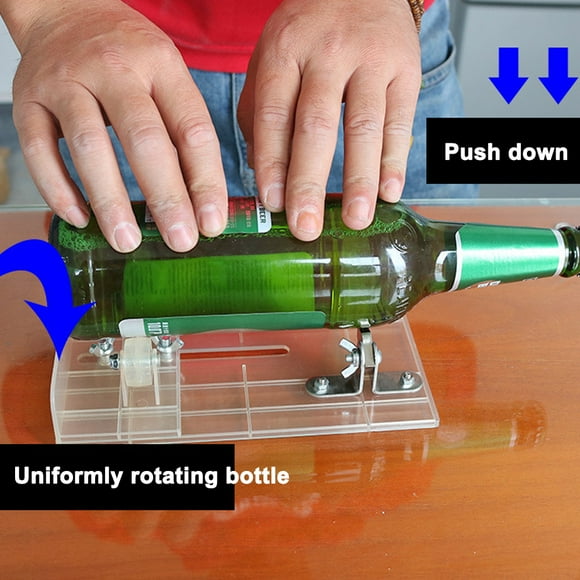 Glass cutter,Diy Bottle Universal Adjustable Diy Bottle Cutter Wine Bottles Decorations Adjustable Sizes Metal Bottles Decorations Tool Sizes Metal Cut Metal Cut Wine Cut Wine Bottles Huiop