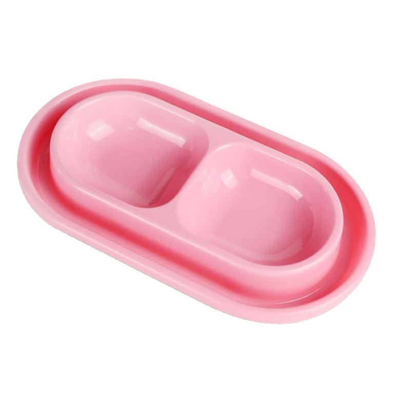 Cat bowl with water moat hot sale