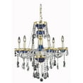 thumbnail image 2 of Elegant Lighting 7810D24BE-RC 24 Dia. x 27 H in. Alexandria Collection Hanging Fixture - Blue Finish, Royal Cut, 2 of 2