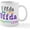 White - Uffda Multi Color Text Mugs, variant on CafePress Uffda Multi Color Text Mugs 11 oz (325 ml) Ceramic Coffee Mug