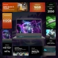 thumbnail image 2 of Laptop Gamer MSI Thin NVIDIA GeForce RTX 2050 AMD Ryzen 5 7535HS 16GB DDR5 SSD 512GB 15.6" Teclado Ingles Control DXT, 2 of 5