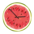 thumbnail image 3 of Reloj de pared de frutas con esfera acrílica Reloj sin tictac Sala de estar Cocina Dormitorio Decoración de oficina Scienceny JJ20446-04, 3 of 5