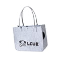 thumbnail image 2 of Bolsa de transporte para mascotas Fernando Suave y lavable para gatos y perros pequeños Gris L, 2 of 8