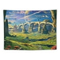 thumbnail image 5 of PRATYUS Fantasy Forest Tapestry Trippy Planet Tapestry Magical Mountain Tapestry Nature Landscape Wall Tapestry Hippie Boho Aesthetic Tapestry Wall Hanging for Bedroom Painting, 5 of 6