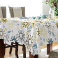 thumbnail image 4 of Coolnut Floral Seamless Pattern Fabric Square Tablecloth - Waterproof and Wrinkle-Resistant Table Cloth 54x54 Inch Table Cover for Indoor & Outdoor Dining House Decor, 4 of 7