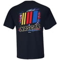 thumbnail image 3 of Men's Checkered Flag Sports Navy NASCAR  Lightning T-Shirt, 3 of 3
