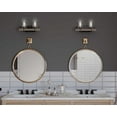 thumbnail image 2 of Gulliver Collection Two-Light Galvanized Finish Clear Seeded Glass Coastal Bath Vanity Light, 2 of 4