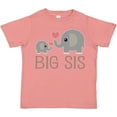 thumbnail image 3 of Inktastic Big Sis Elephant Girls Toddler T-Shirt, 3 of 5