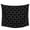 Black, variant on Black Morocco Small Tapestry for Bedroom Wall Hanging Tapestry, Geometric Leaf Diamond Lattice Abstract Ceiling Backdrop Tapestries Poster Blanket Wall Decor for Teens Room Living Room Dorm 23" x 28"