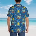 thumbnail image 6 of Balery Animals1 Print Men's Hawaiian Shirts Short Sleeve Beach Shirt Relaxed Fit Vacation Button Down Shirts-Medium, 6 of 9