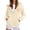 V57 Beige, variant on Womens Fleece Jacket With Pocket Zipper Long Sleeve Hearts Print Hooded Winter Coat For Women Heavyweight Warm Fashionable Outerwear Size M