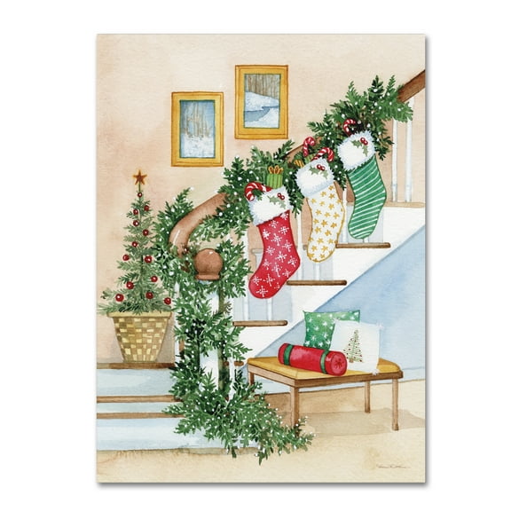 Trademark Fine Art 'Night Before Christmas II' Canvas Art by Kathleen Parr McKenna