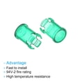 thumbnail image 4 of Unique Bargains 5mm LED Lamp Socket Light Emitting Diode Holder Cap, 20 Pack Green, 4 of 4