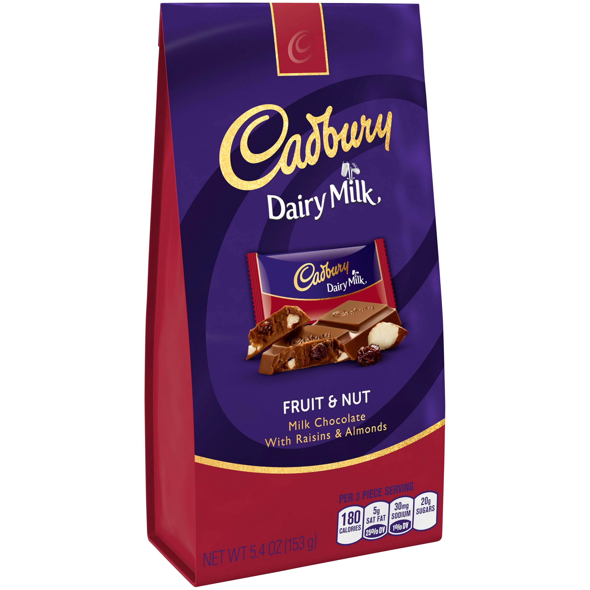 Cadbury Dairy Milk Fruit & Nut Milk Chocolate, 5.4 oz by The Hershey Company
