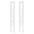 thumbnail image 6 of ToppiJoy 2Pcs U-Shaped Stair Handrail, Wrought Iron Hand Rails for Outdoor & Indoor Steps, Non-Slip Safety Support Poles for Porch Deck Loft(White, Rectangle+Square), 6 of 11