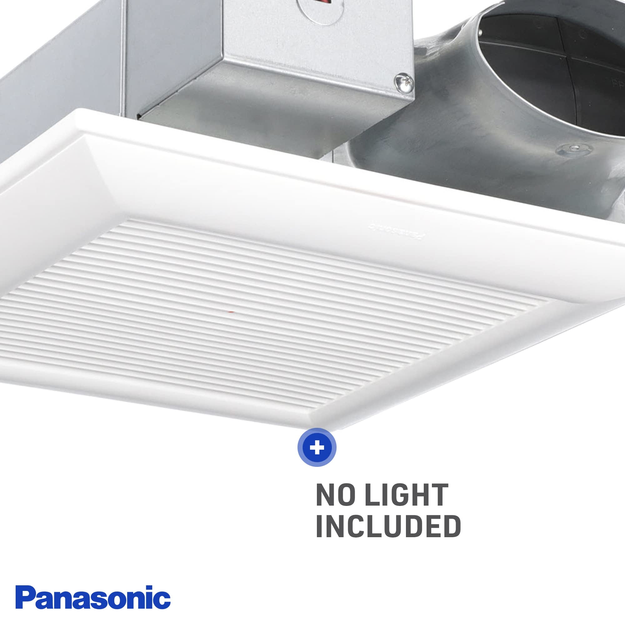 Panasonic WhisperValue Ceiling/Wall Mount Bathroom Exhaust Fan with Humidity Sensor, 50-80-100 CFM, FV-0510VSC1