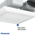 thumbnail image 4 of Panasonic WhisperValue Ceiling/Wall Mount Bathroom Exhaust Fan with Humidity Sensor, 50-80-100 CFM, FV-0510VSC1, 4 of 7