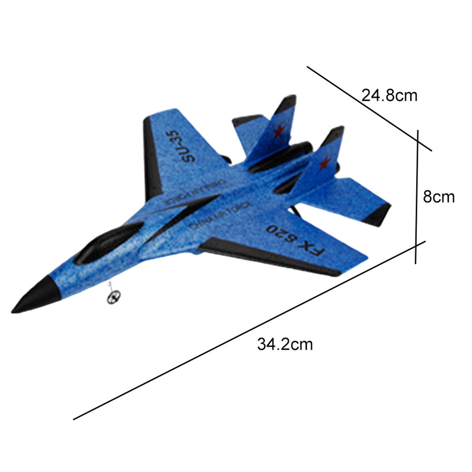 D'avion Télécommandés 2.4G 2CH Pour Enfants Débutants Bleu + Jaune
