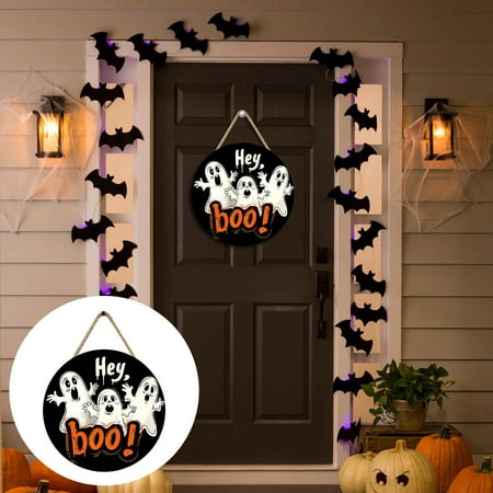 

Off Promotions ! Halloween Party Decoration Wooden Hanging Sign Bb Model Wooden Sign X1 Deals!