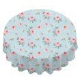 thumbnail image 2 of Pioneer Flower Floral Print Pattern Round Tablecloth 60 X 60 Inch, Wrinkle Resistant Wipeable Table Cloth for Kitchen Dining Picnic Patio Party, 2 of 6
