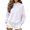 White, variant on Womens Solid Color Mock Neck Pullover Sweatshirt, Oversized No Pocket Long Sleeve Brushed Fleece Pullover with Ribbed Cuff, Loose Soft Mock Neck Sweatshirt for Spring Fall Mild Winter Beige