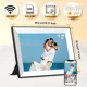thumbnail image 1 of Touch Screen Digital Picture Frame 10.1 Inch WIFI Video Frame Digital Photoframe Built-in 32GB Storage for Photos Video Frameo, 1 of 5