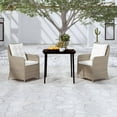 thumbnail image 1 of vidaXL 3 Piece Garden Dining Set Brown, 1 of 5