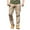 Khaki, variant on zfhfof Men's Hiking Tactical Pants Lightweight Outdoor Combat Cargo Trousers Multiple Pockets Straight Type Fitness Pants