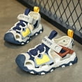 thumbnail image 3 of Boys and girls sports water sandals closed toe outdoor Blue, 3 of 5