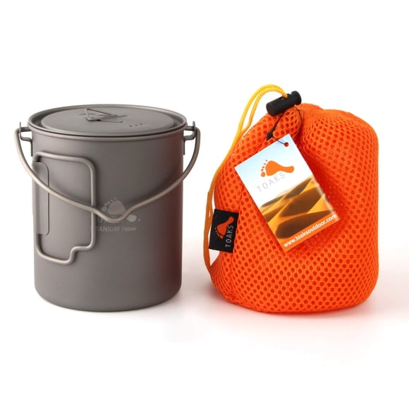 Olla TOAKS Titanium de 750 ml con asa