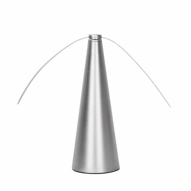 Ventilador repelente de moscas con batería de plagas Control de ventilador repelente de mosquitos portátil ( ) Plata
